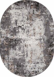 Ковёр GRAFF-3319-GRAY-BEIGE-Oval